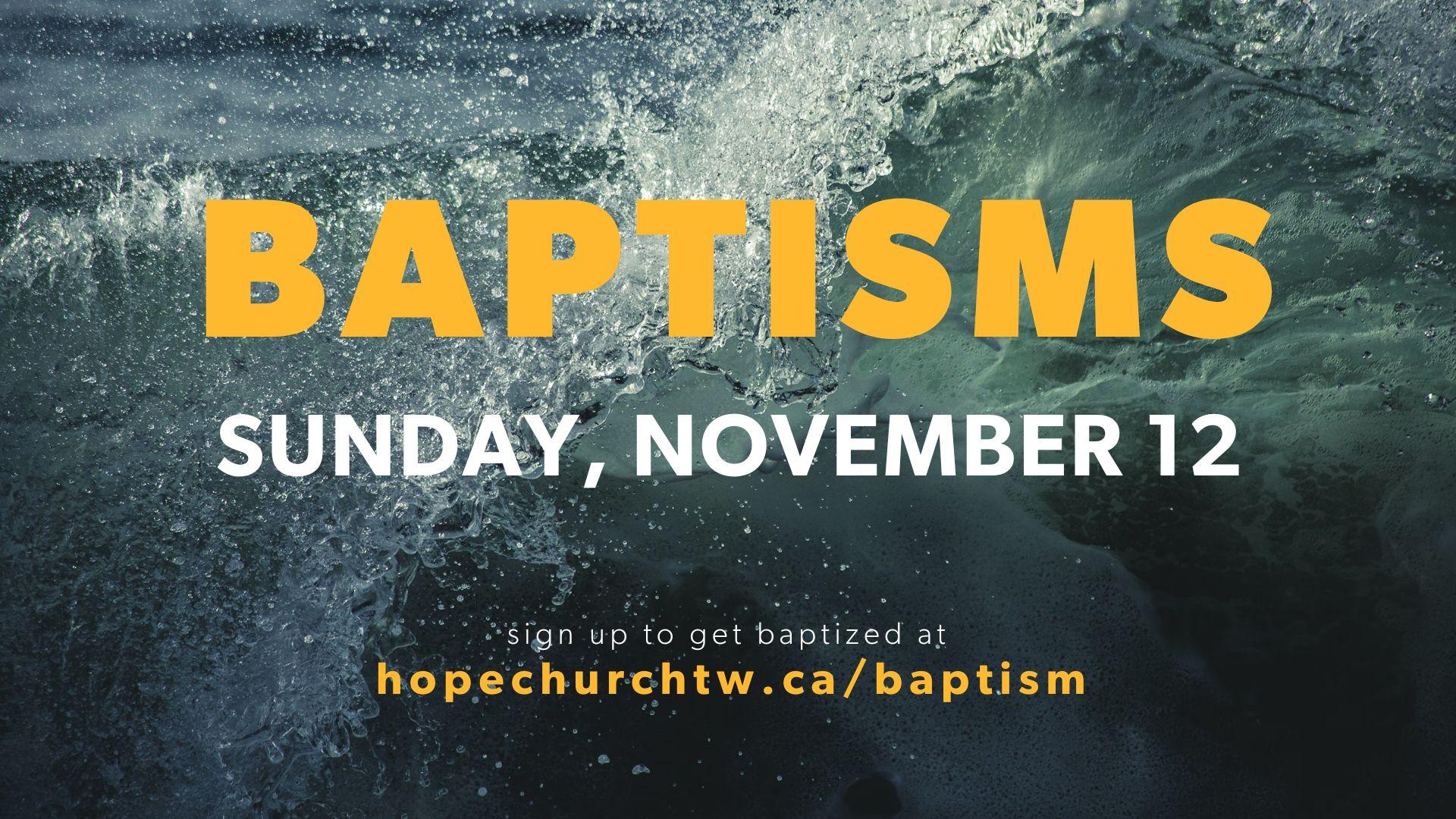 Baptism promo