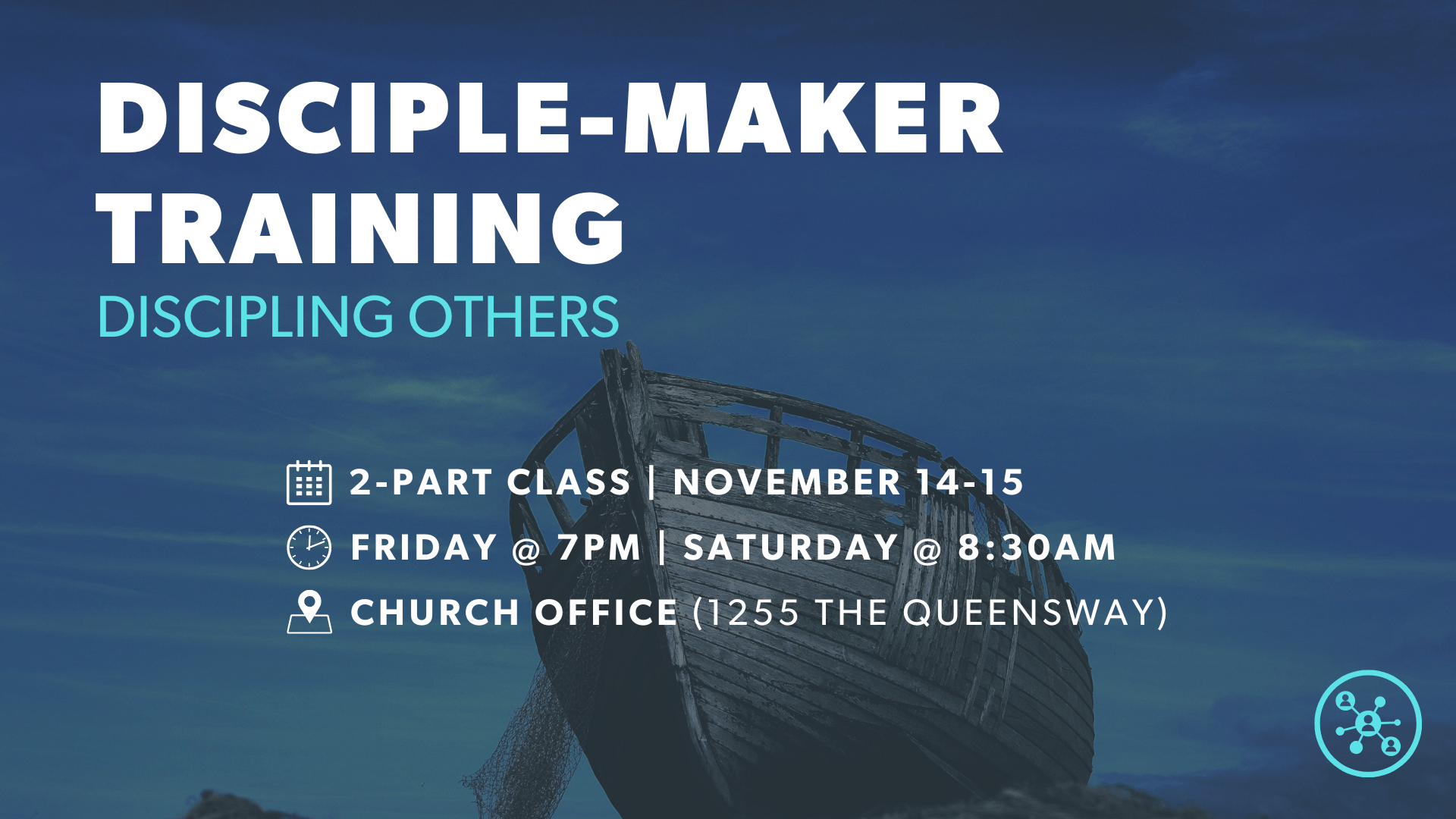 Discipling others - announcement