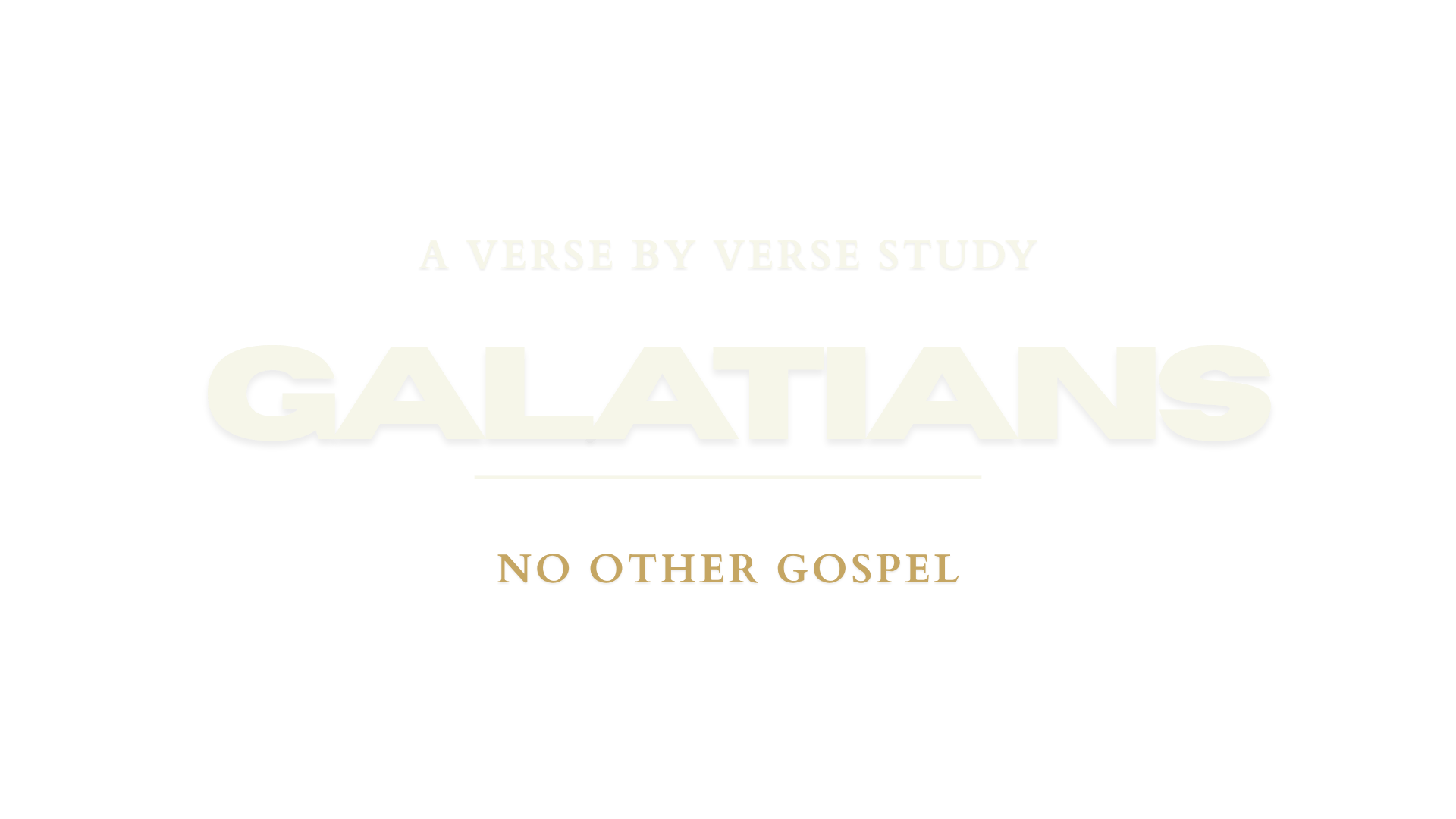 PROMO - Galatians (4)